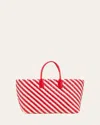Bottega Veneta Cabat Large Intreccio Tote Bag In Vernis-white Vern-g