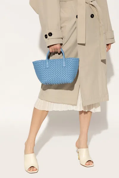Bottega Veneta ‘cabat Mini' Shoulder Bag In Blue