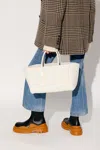 Bottega Veneta Cabat Moyen Format In White