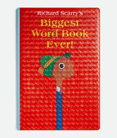 Bottega Veneta Cahier De Croquis Richard Scarry Maxi In Tulip/dip