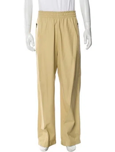 Pre-owned Bottega Veneta Calf Leather Pants In Neutral