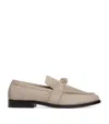 Bottega Veneta Calfskin Alstaire Loafers In Neutral