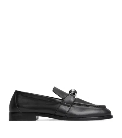Bottega Veneta Calfskin Astaire Loafers In Black