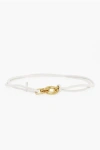 Bottega Veneta Calfskin Belt With Metal Closure