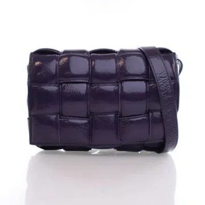 Pre-owned Bottega Veneta Calfskin Cassette Bag In Blue