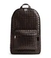 Bottega Veneta Medium Intrecciato Leather Backpack In Brown