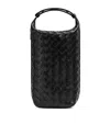 Bottega Veneta Calfskin Intrecciato Pouch In Grey