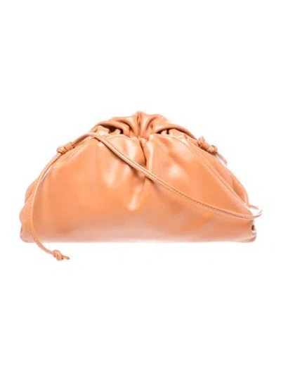 Pre-owned Bottega Veneta Calfskin Mini Pouch Mini In Neutral