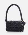 Bottega Veneta Calimero Leather Shoulder Bag In Black