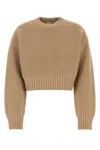 Bottega Veneta Camel Wool Blend Sweater