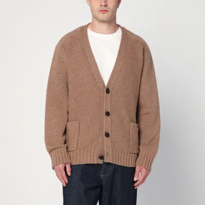 Bottega Veneta Camel Wool Cardigan