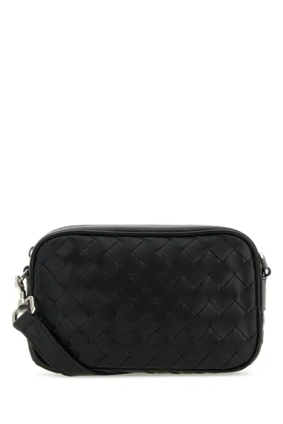 Bottega Veneta Camera Bag Intrecciato Min In Blk