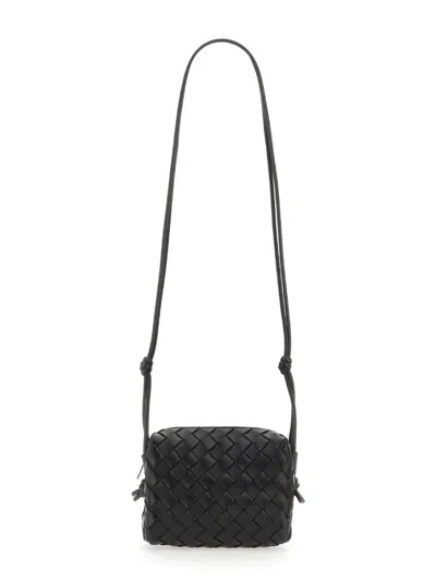 Bottega Veneta Camera Bag "loop" Mini In Black