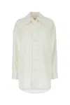 Bottega Veneta White Loose Fit Buttoned Shirt