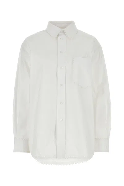 Bottega Veneta White Oxford Shirt