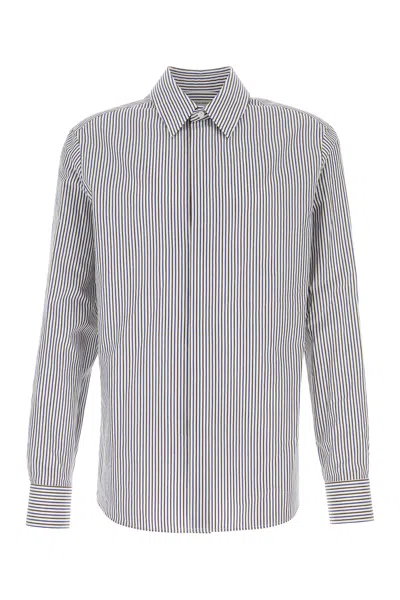 BOTTEGA VENETA CAMICIA IN MISTO COTONE RICAMATO  UOMO