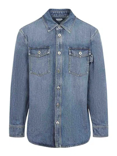 Bottega Veneta Camisa - Lavado Oscuro In Blue