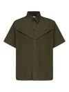 Bottega Veneta Lightweight Cotton Twill Shirt In Light Brown
