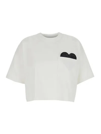 BOTTEGA VENETA CAMISETA - BLANCO
