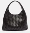 Bottega Veneta Campana Intrecciato Large Leather Tote Bag In Brown