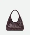 Bottega Veneta Small Leather Campana Shoulder Bag In Brown