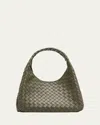 Bottega Veneta Campana Small Leather Shoulder Bag In Brown