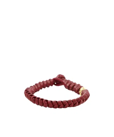 Bottega Veneta Candy Bracelet In Brown