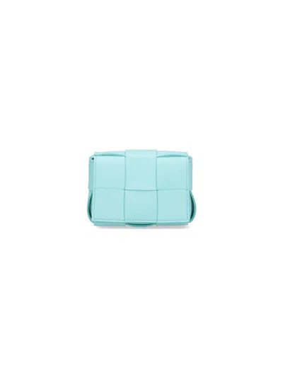 Bottega Veneta Candy Cassette Bag In Light Blue