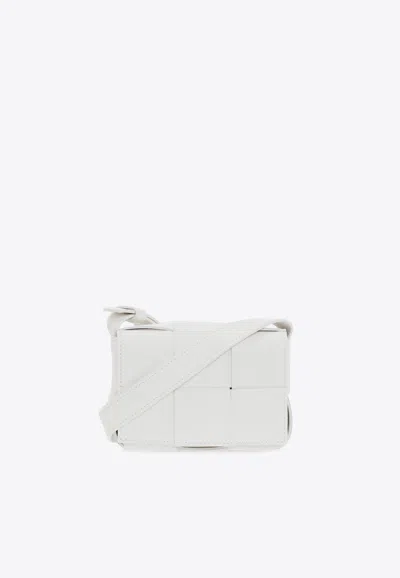 Bottega Veneta Mini Cassette Bag In White