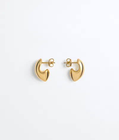 Bottega Veneta Candy Claw Earrings In Gold