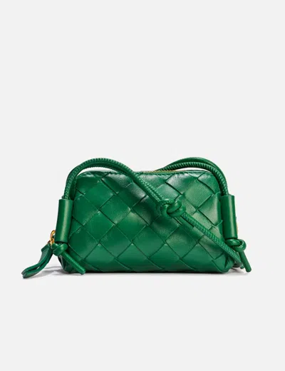 Bottega Veneta Candy Concert Pouch In Green