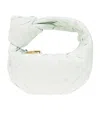 Bottega Veneta Candy Jodie Knitted Handbag In White