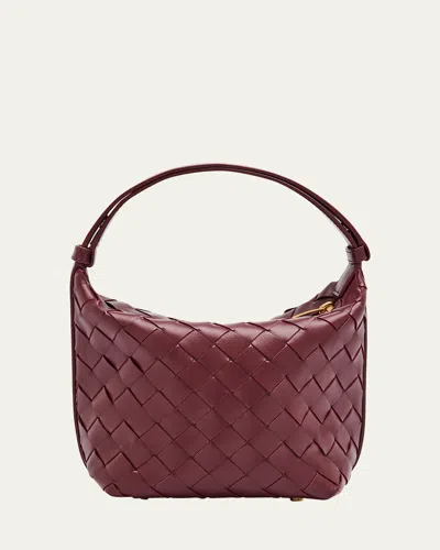Bottega Veneta Candy Wallace Bag In 2247 Barolo-m Brass
