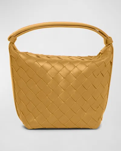 Bottega Veneta Candy Wallace Bag In Gold