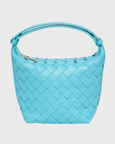 Bottega Veneta Candy Wallace Bag In Blue