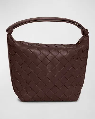 Bottega Veneta Candy Wallace Bag In Brown