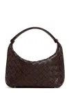 Bottega Veneta 'candy Wallace' Brown Handbag With Intrecciato Motif In Leather Woman