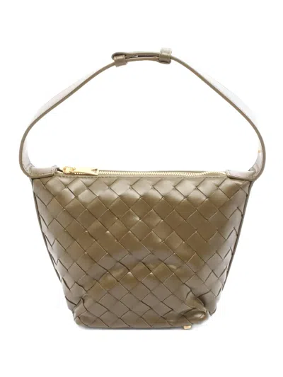 Pre-owned Bottega Veneta Candy Wallace Handbag In Green
