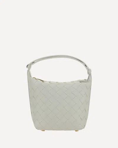 Bottega Veneta Candy Wallace Handbag In White