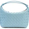 Bottega Veneta Mini Intrecciato Handheld Pouch In Dip/gold