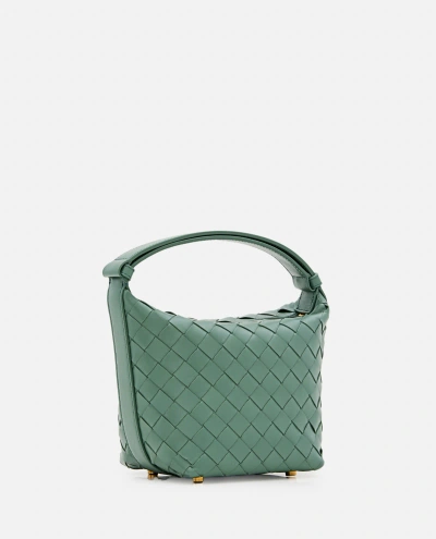 Bottega Veneta Candy Wallace Leather Handbag In Green