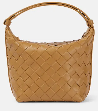 Bottega Veneta Candy Wallace Mini Leather Tote Bag In Beige