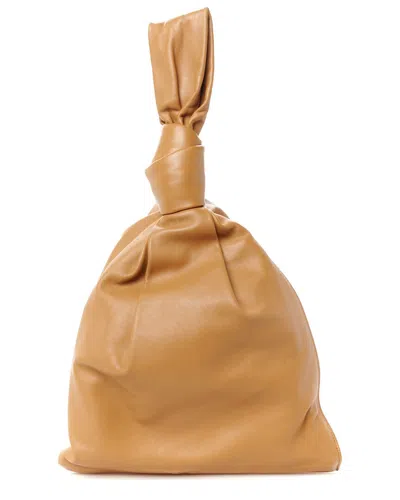 Bottega Veneta Caramel Supple Calfskin Leather Supple Bv Twist (authentic Pre-  Loved) In Brown