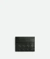 Bottega Veneta Card Case In Pine Green