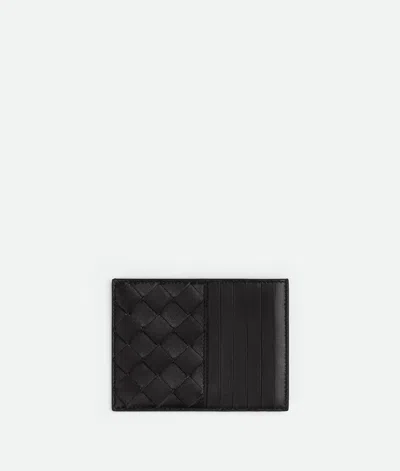 Bottega Veneta Card Case With Coin Purse In Black
