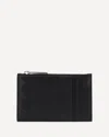 Bottega Veneta Black Card-holder With Intreccio Motif In Leather Man