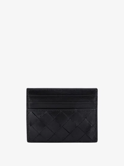 Bottega Veneta Braided Card Holder Accessories In Black