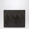 Bottega Veneta Card Holder Fondente In Intrecciato