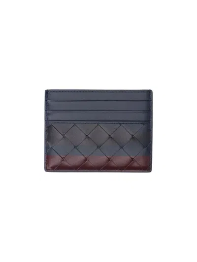 Bottega Veneta Cardholder "intrecciato" In Blue