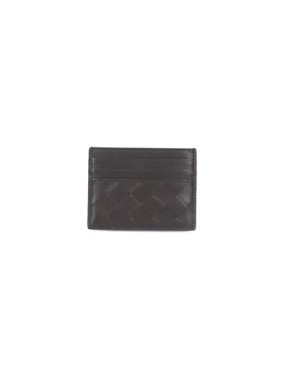 Bottega Veneta Cardholder "intrecciato" In Brown